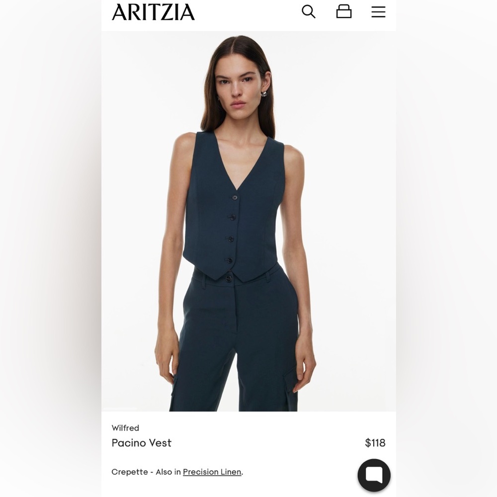 Aritzia Pacino Vest